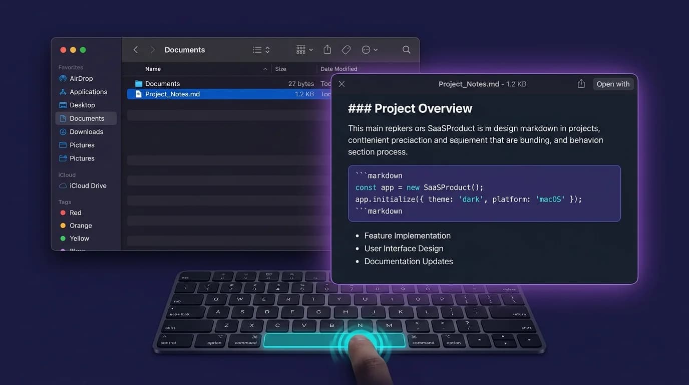 How to Preview Markdown Files with QuickLook on Mac