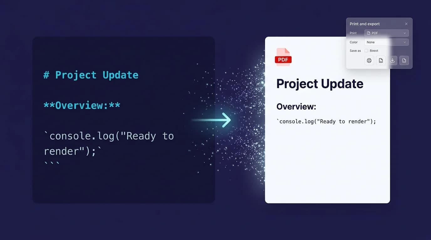 Convert Markdown to PDF on Mac — 4 Easy Methods