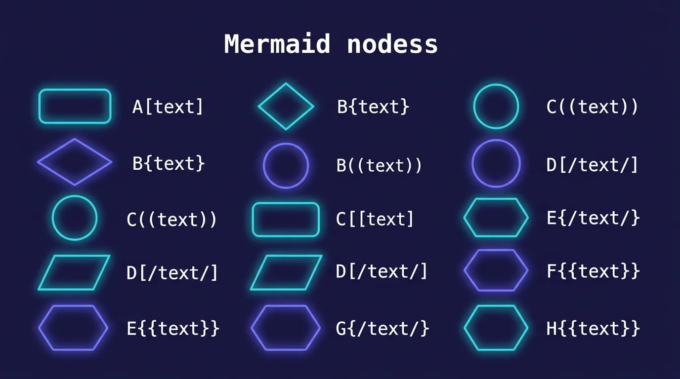 Mermaid Flowchart Syntax: Complete Quick Reference