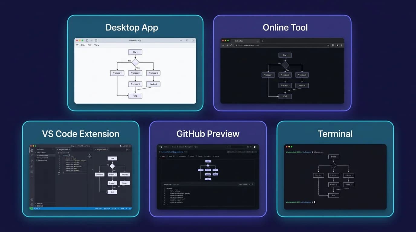 Best Mermaid Viewers in 2026: Desktop vs Online (7 Tools)