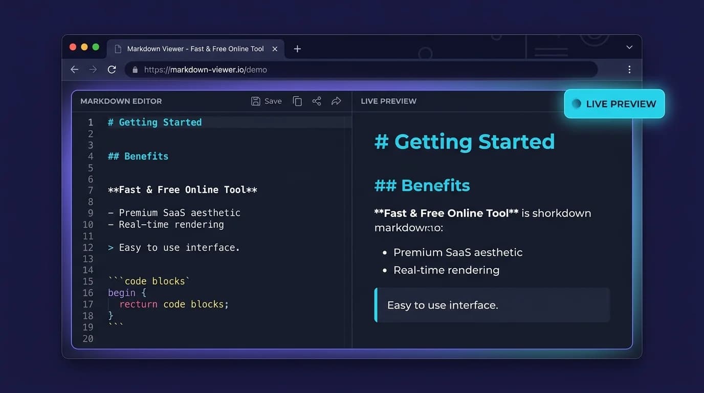 Online Markdown Viewer: Preview .md Files Instantly (2026)